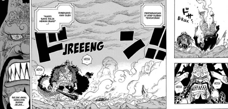 Kaido Menang Melawan Luffy | Manga One Piece 1043