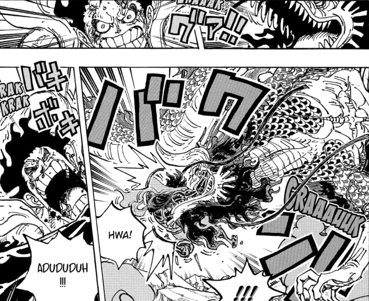 Kaido Menyerang Balik Luffy