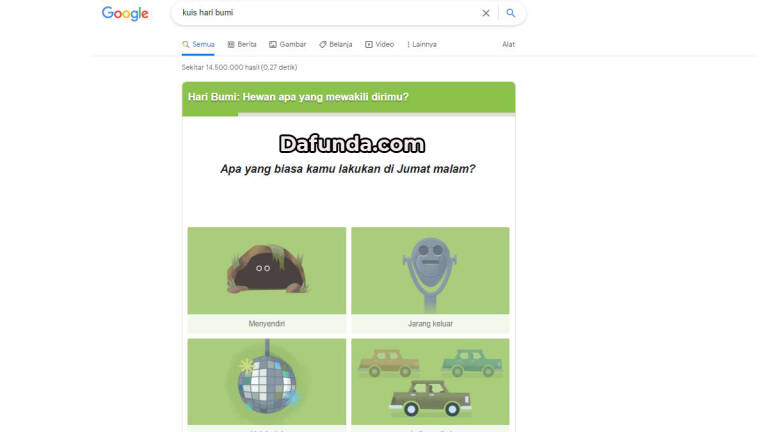 Link Kuis Hari Bumi 2 di Pyscat, Begini Cara Mainnya!