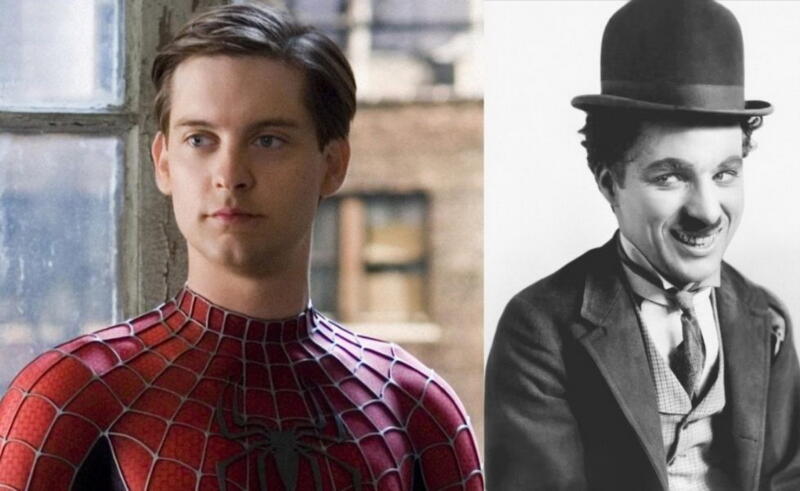 tobey maguire charlie chaplin