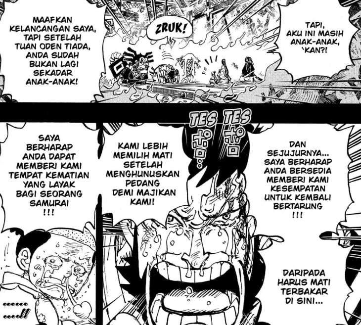 Kematian Yang Layak Bagi Seorang Samurai | Manga One Piece 1047