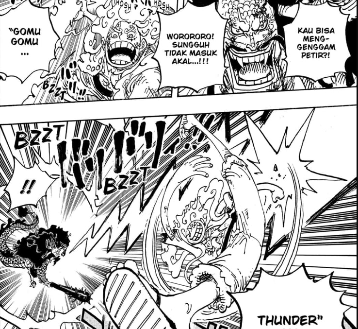 Luffy Bisa Memegang Petir