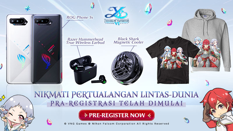 Ys6 Pre Register Gift+ 800x450