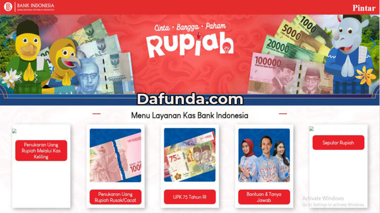 Aplikasi Pintar Tukar Uang Bank Indonesia
