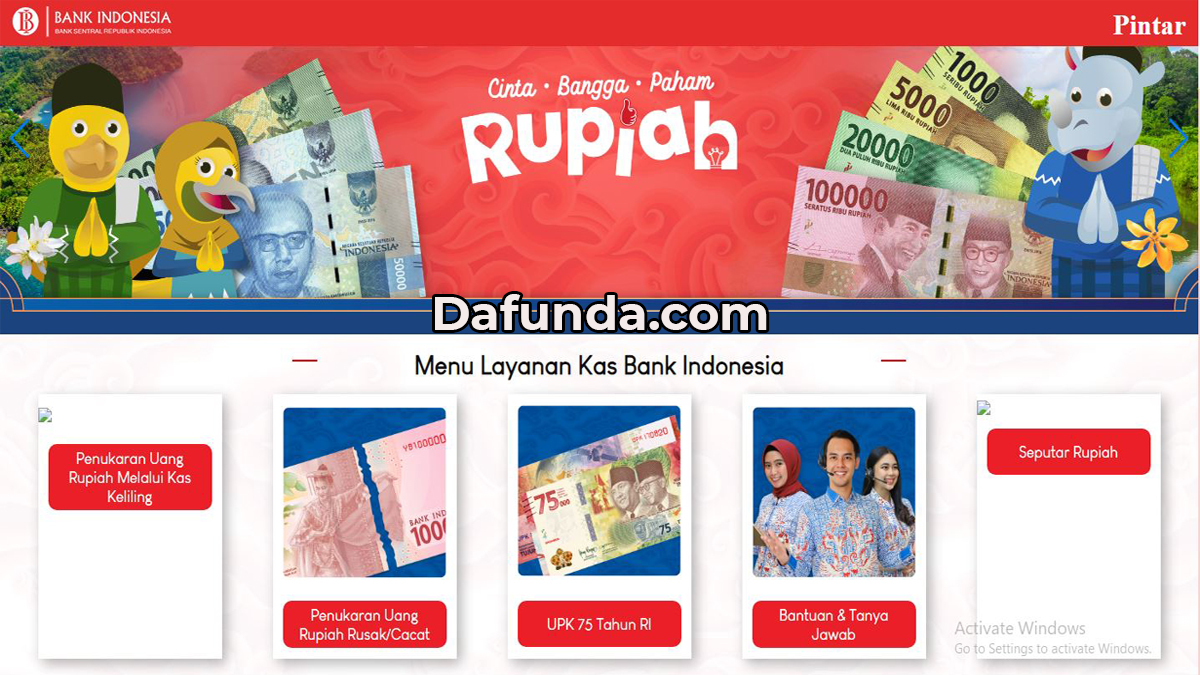 Aplikasi Pintar Tukar Uang Bank Indonesia