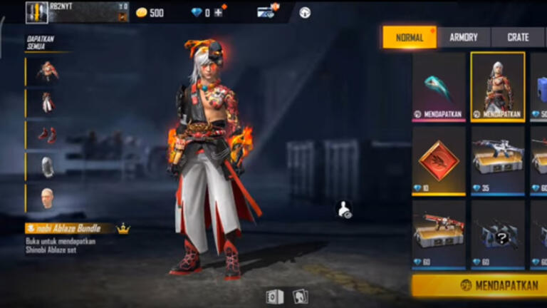 Summer Spin Free Fire Datang Lagi, Ada Bundle Shinobi Ablaze FF!
