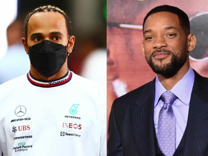Lewis Hamilton dan Will Smith | The Mirror