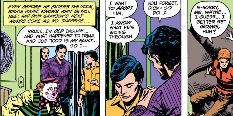 Jason Todd Almost Adopted By Dick Grayson Detective Comics 526