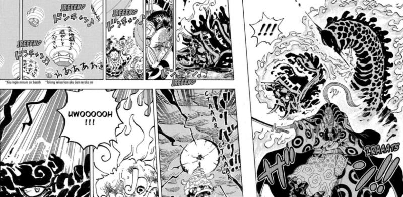 Kyoshiro Menebas Kepala Terakhir Orochi | Manga One Piece 1048
