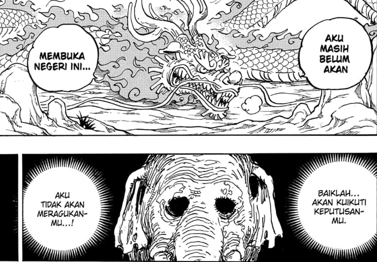 Momonosuke Belum Berniat Membuka Wano | Manga One Piece 1050