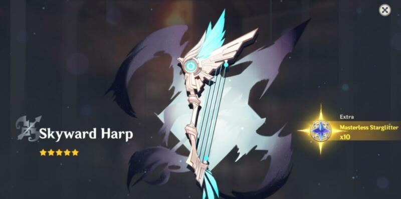 Skyward Harp | Senjata yang cocok untuk Ganyu