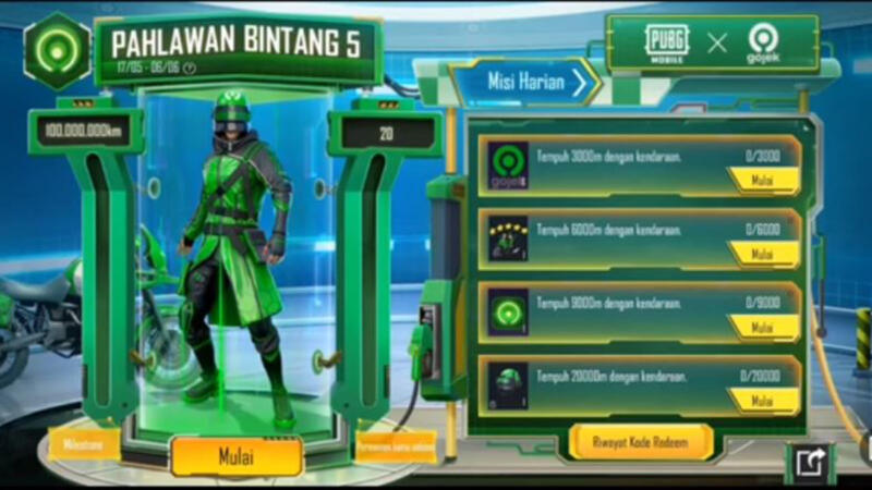 Outfit Gojek Pubg Mobile 1