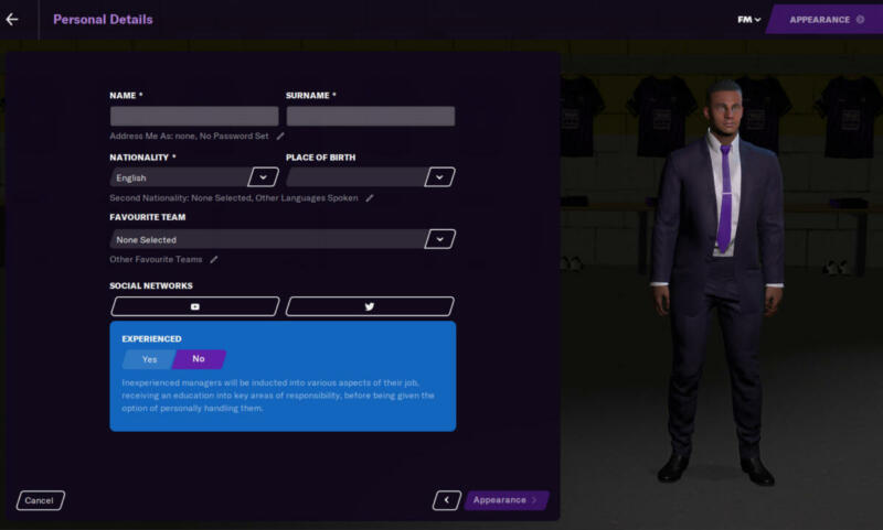 Sports Interactive Football Manager 2022 Add New Manager
