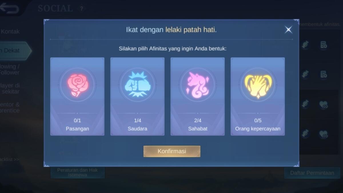 Apa Itu Afinitas Mobile Legends, Bagaimana Cara Mendapatkannya