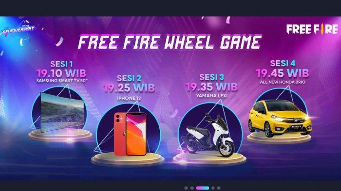 Hadiah Free Fire Wheel Spin