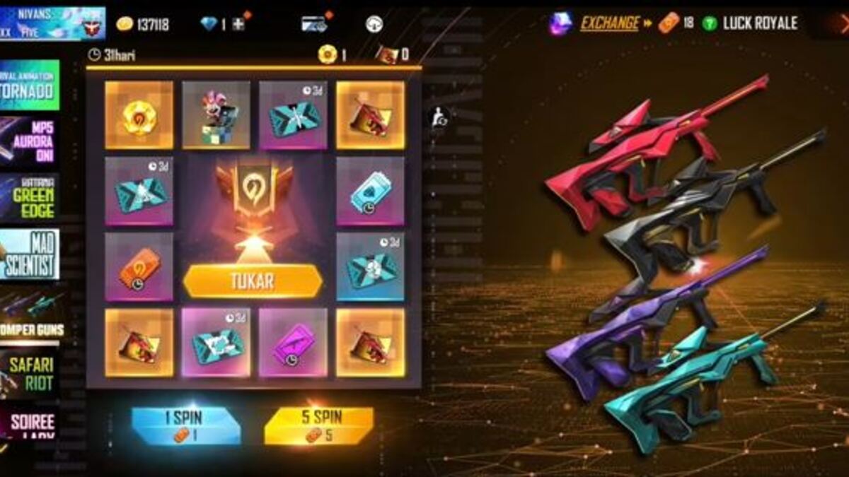 Incubator AUG Earthstomper Guns FF, Begini Cara Mendapatkannya!