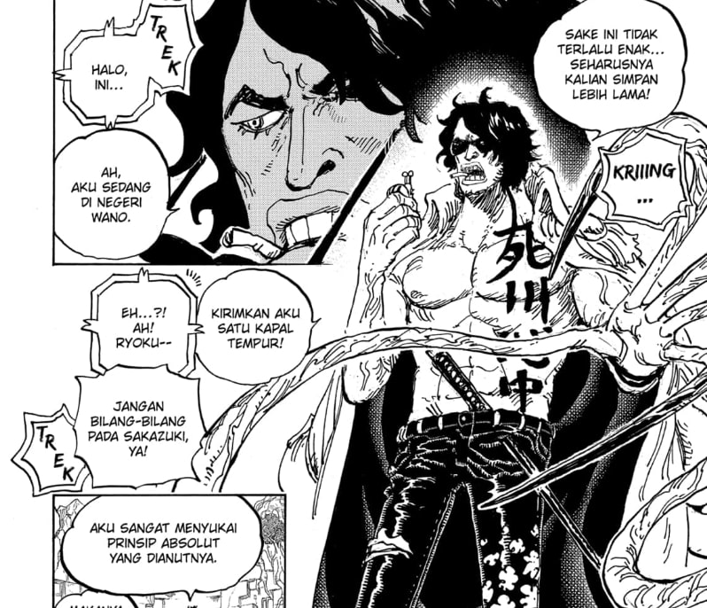 Kekuatan Admiral Ryokugyu | Manga One Piece chapter 1053