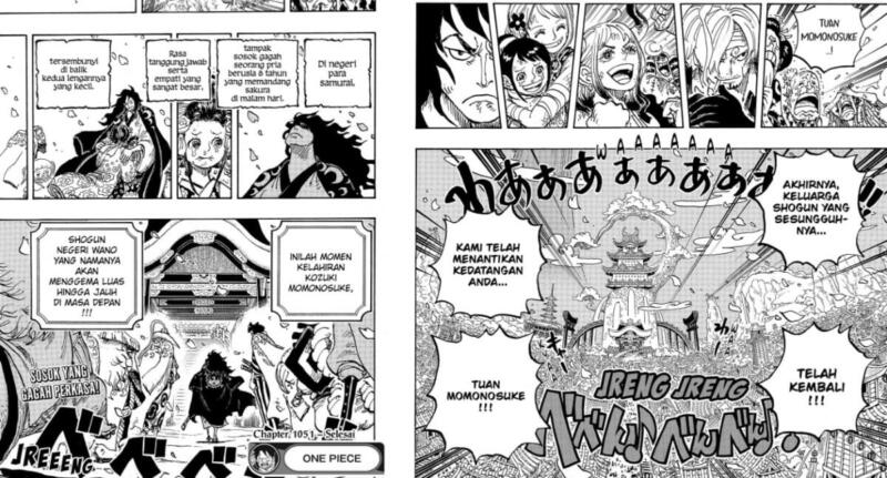 Kozuki Momonosuke Menjadi Shogun Wano Selanjutnya | Manga One Piece 1051