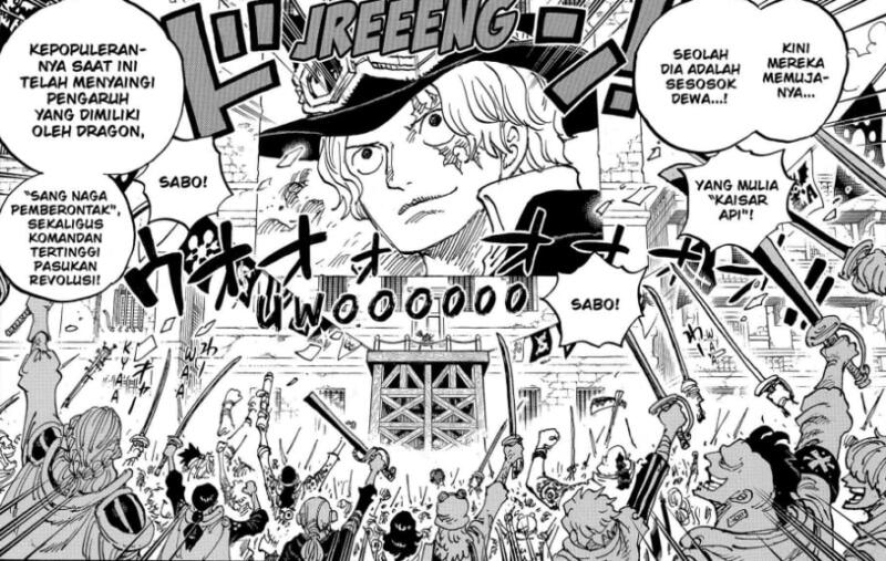 Pengaruh Sabo Yang Semakin Besar | Manga One Piece 1054