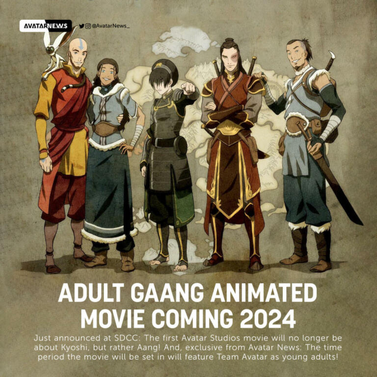 Kisah Avatar Aang dkk. dewasa telah diumumkan | Avatar News