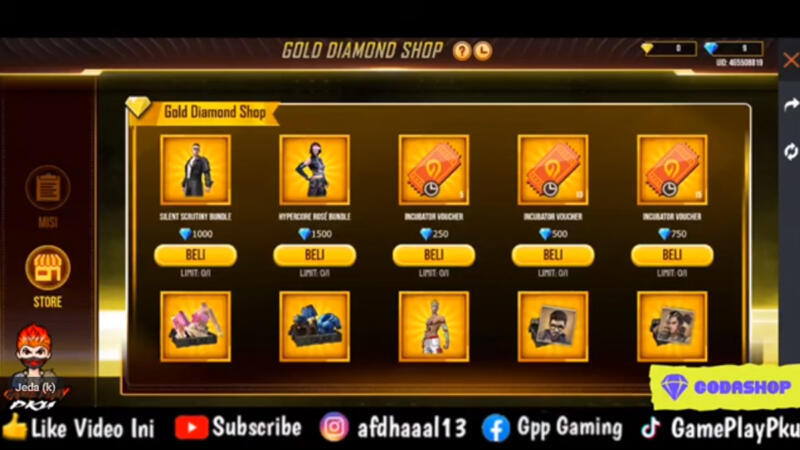 Event Gold Diamond Shop Ff Juli 2022 1