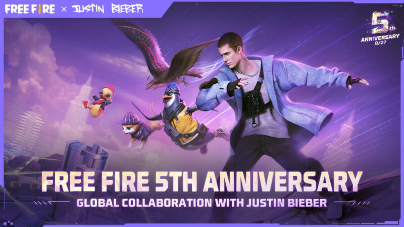 Free Fire X Justin Bieber