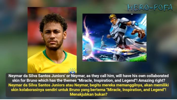 Kolaborasi Mobile Legends Neymar