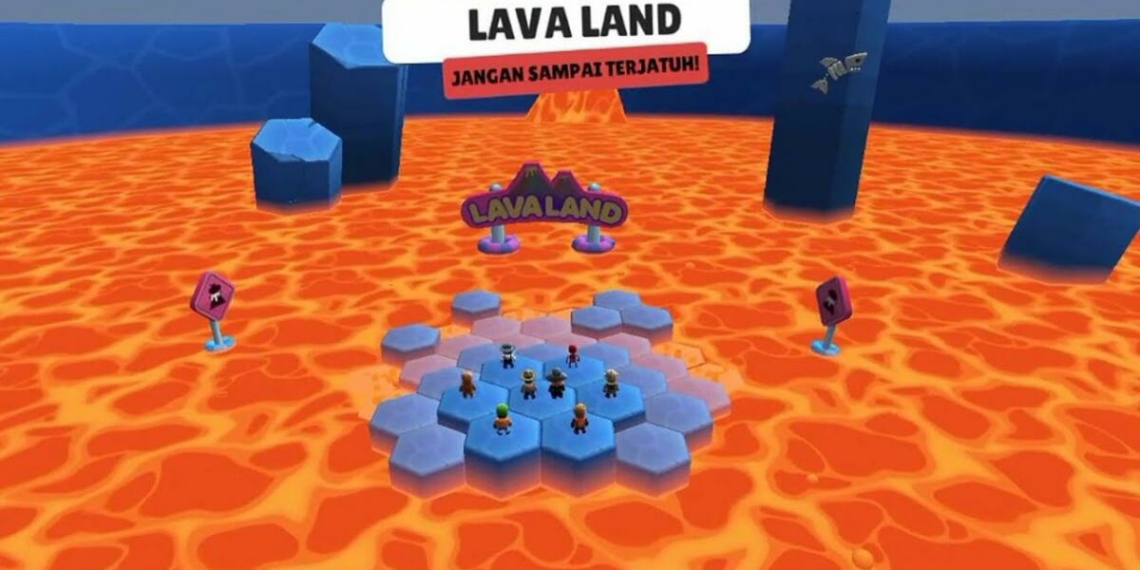 Map Lava Land Stumble Guys