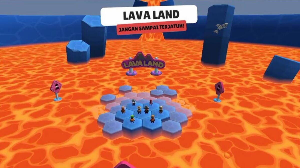 Map Lava Land Stumble Guys