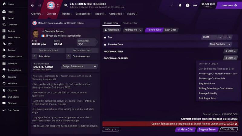 Klausul bonus yang harus kalian hindari kala transfer pemain Football Manager | Sports Interactive