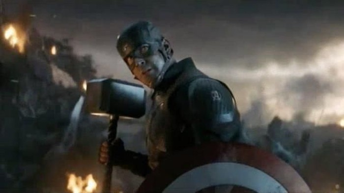 Di Endgame Captain America Sudah Bisa Pakai Mjolnir