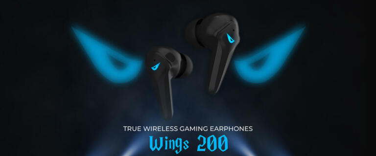 SADES Wings 200, TWS Gaming Stylish Minim Delay Persembahan Sades