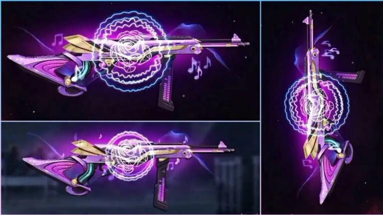 Gun Skin Mp40 Tunes Of Roses Ff