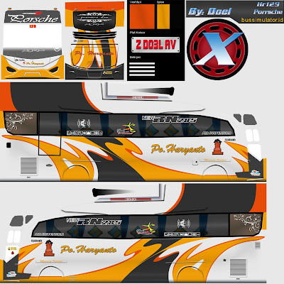 Livery Bussid Hd Po Haryanto Yellow