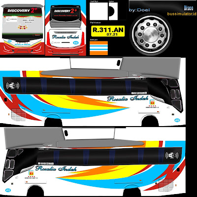 Livery Bussid Hd Rosalia Indah