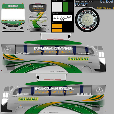 Livery Bussid Hd Sahabat