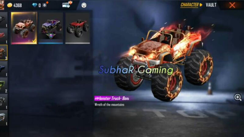 Skin Mosnter Truck Bonebruiser Scorch Ff 1