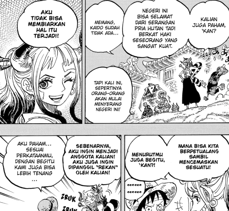 Alasan Sebenarnya Kenapa Yamato Tidak Ikut Luffy
