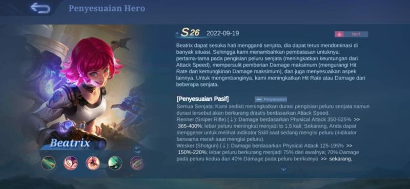 Hero Nerf Patch 1.7.20