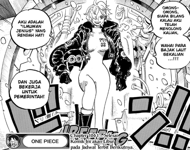 Munculnya Dr. Vegapunk | manga One Piece 1061