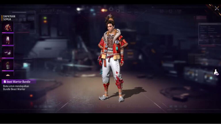 Cara Mendapatkan Bundle Beast Warrior FF Secara Gratis