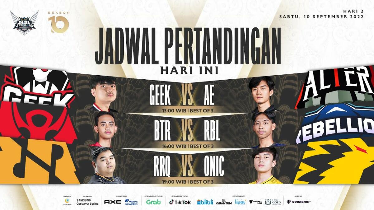 Hasil MPL ID S10 Week 5 Day 2, RRQ Hoshi Kalah di Royale Derby!
