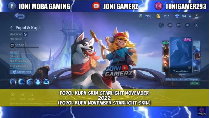 Skin Starlight Mobile Legends November 2022 1