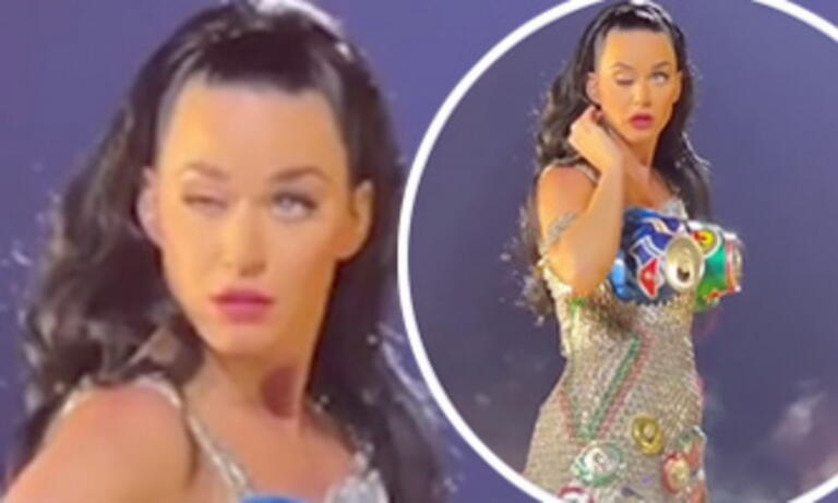 kenapa mata katy perry tertutup