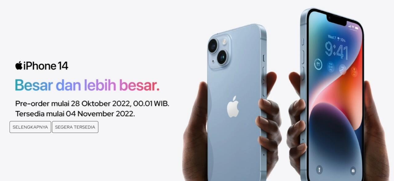 iBox Umumkan Tanggal Pre-Order iPhone 14 - Dafunda.com