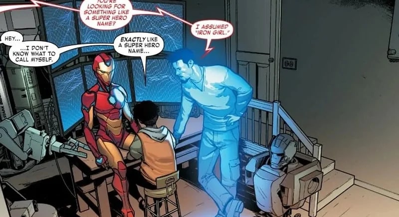 Taking the name Ironheart and becoming Iron Man's successor