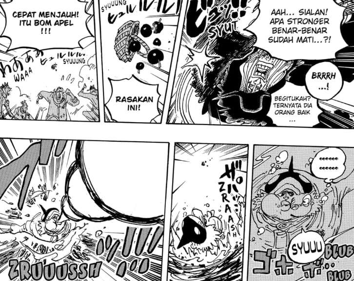 Pertarungan Kelompok Kurohige Dengan Kelompok Law | manga One Piece 1064