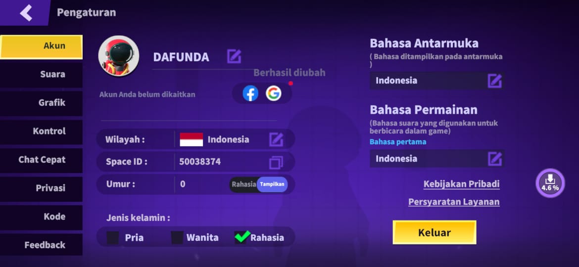 Cara Mengganti Nama Super Sus 1