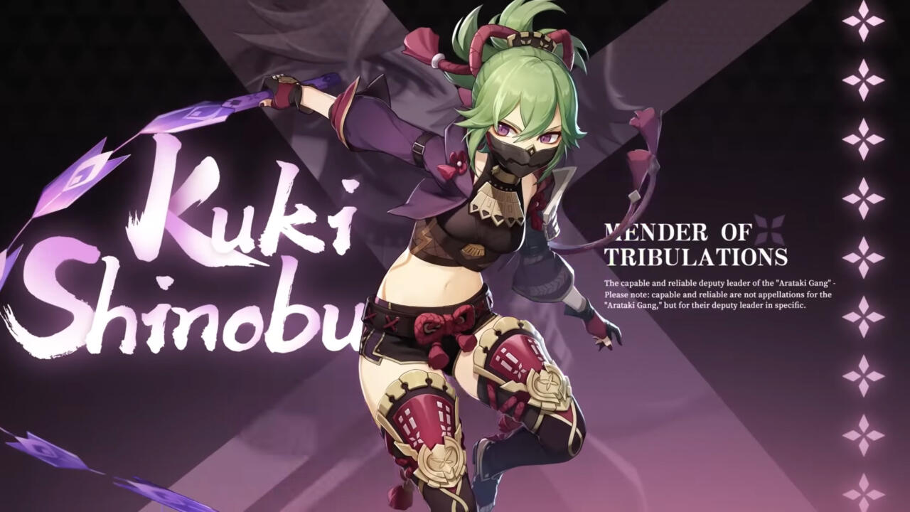 Build Kuki Shinobu Genshin Impact