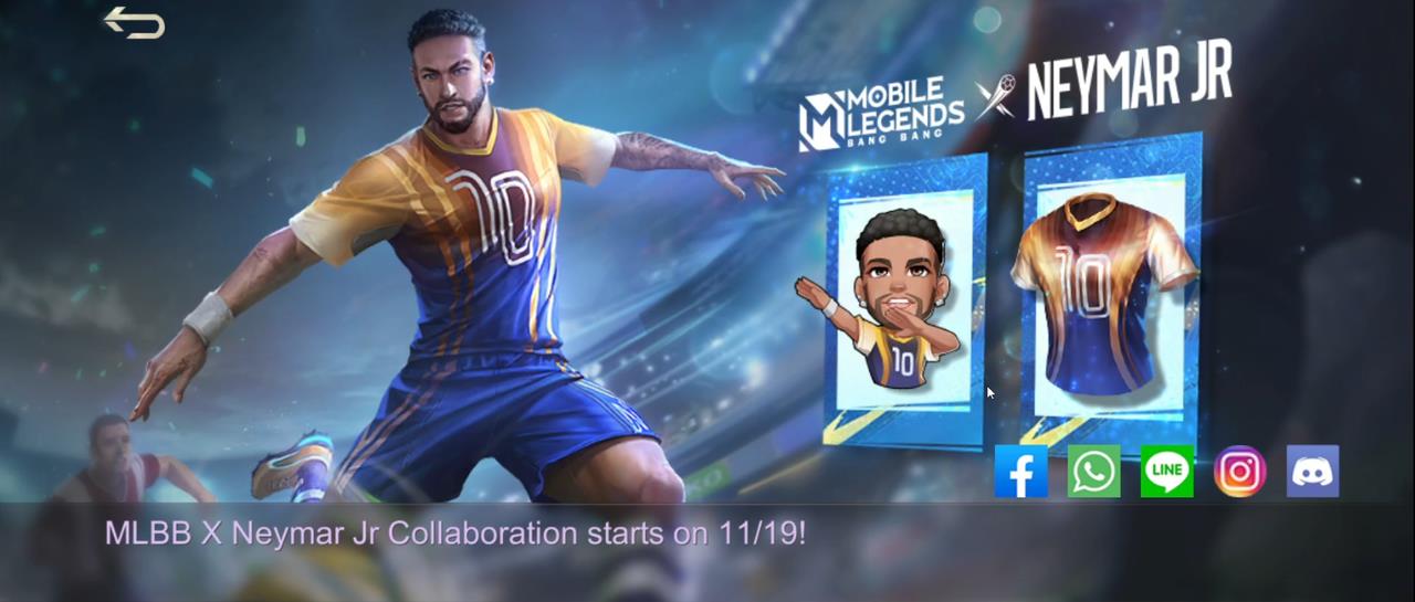 Sambut Piala Dunia 2022, Mobile Legends Berkolaborasi dengan Neymar